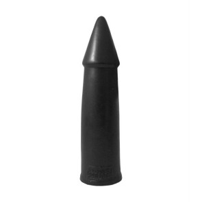 Domestic Partner Butt Scud Dildo, Vinyl, Black, 26 cm  (10,2 in), Ø 6,5 cm (2,5 in)